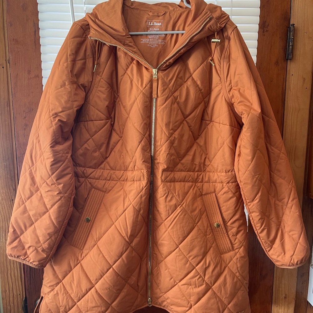 LL Bean Quilted Coat
